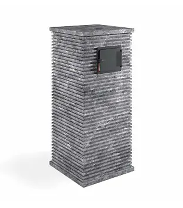 Дровяная печь для бани с выносной топкой и закрытой каменкой Klover KLV RT 50 RV купить в Санкт-Петербурге