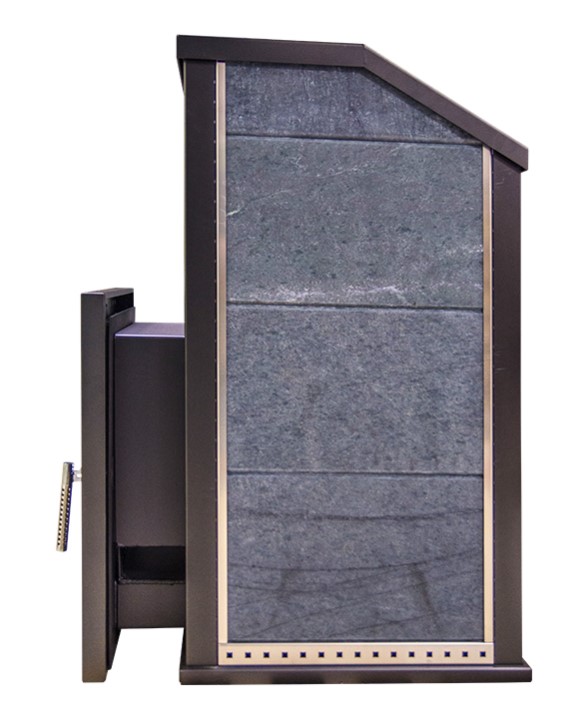 Печь для бани с облицовкой из серпентинита Klover RT 20-Ps