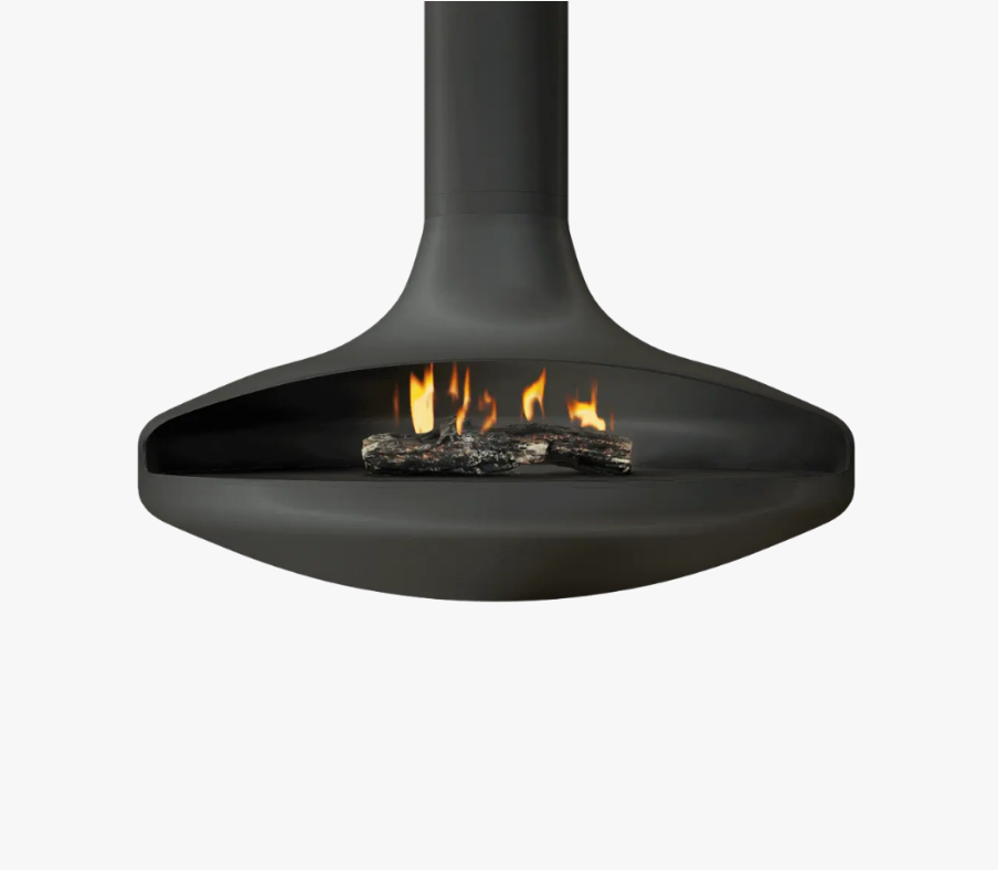 Подвесной биокамин Airtone CLOUD с пультом управления и совместимостью с умным домом ETF-AL