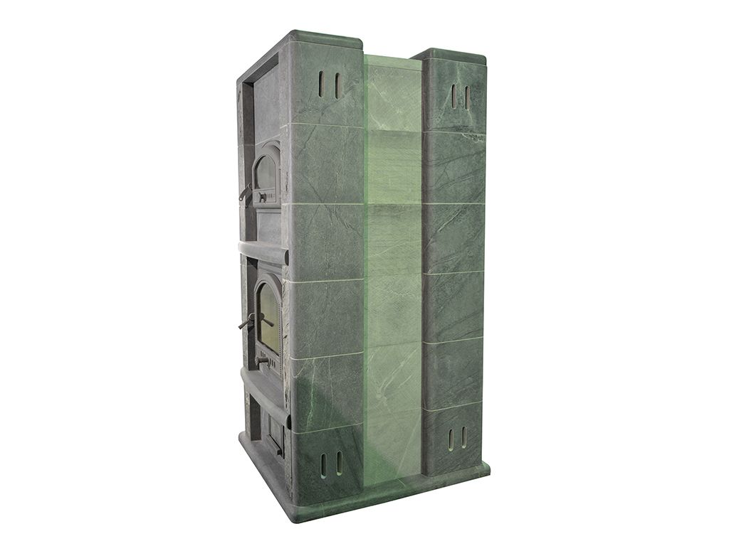 Печь-камин теплонакопительная пристенный Talkorus Karhu 2DT 46307