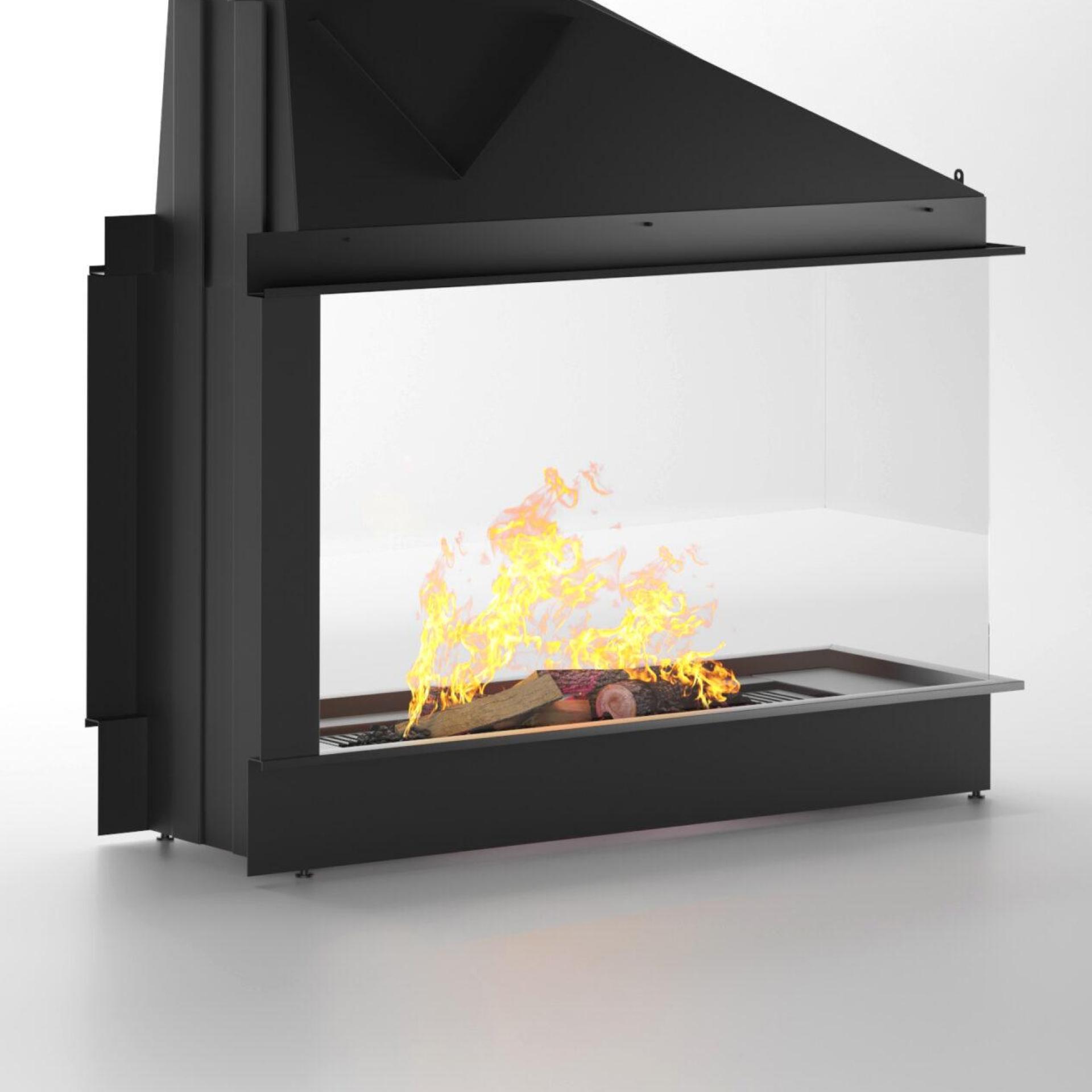 Каминная топка с тремя стеклами OpenFire Jirgal купить в Санкт-Петербурге