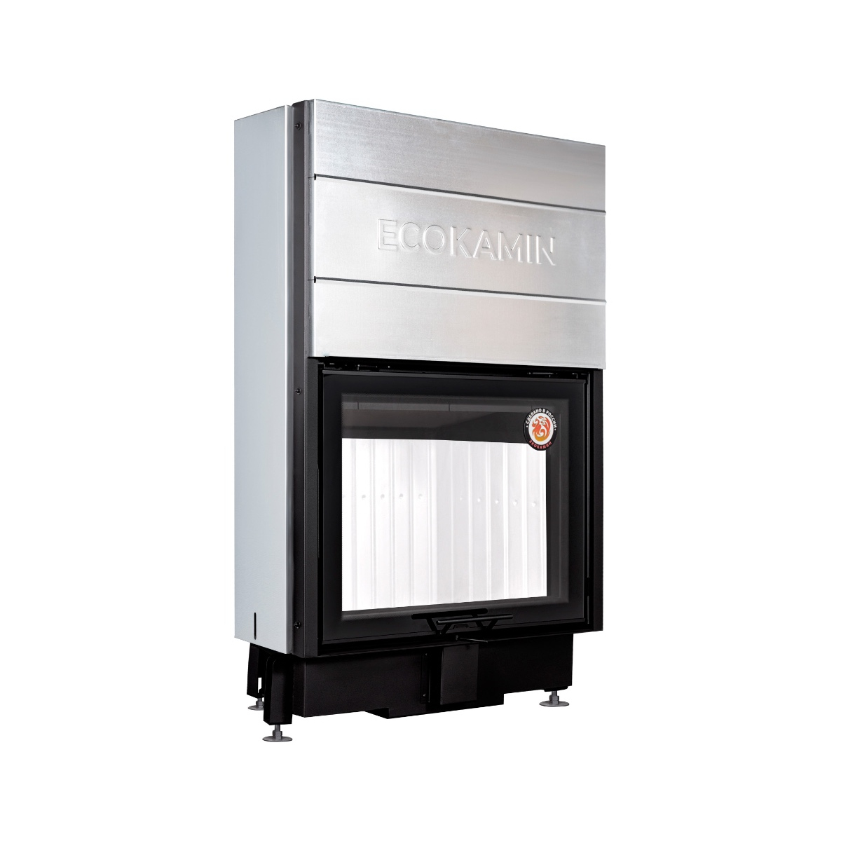 Каминная топка подовое горение принтинг Экокамин Вега 800P