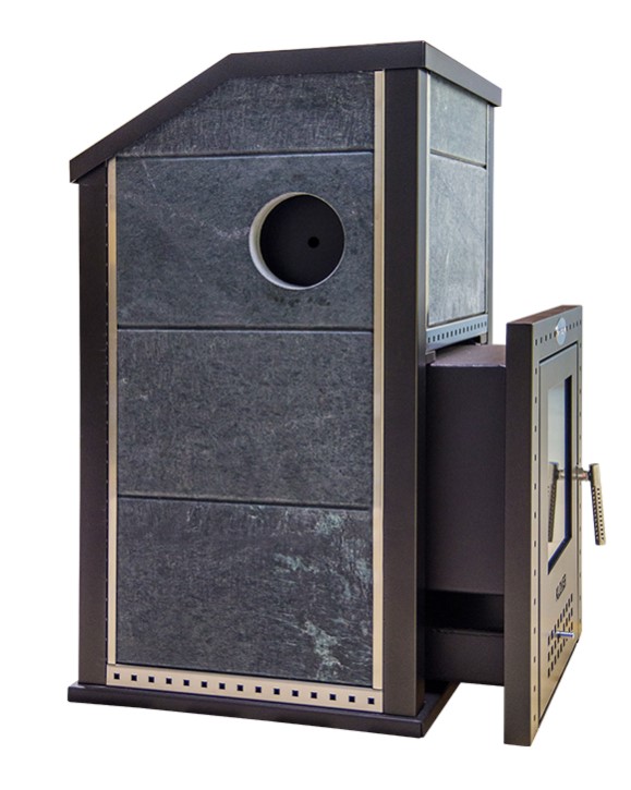 Печь для бани с облицовкой из серпентинита Klover RT 20-Ps