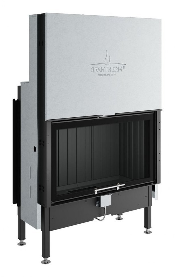 Каминная топка с прямым стеклом и системой чистого стекла Spartherm Linear 4S Varia 1V87h