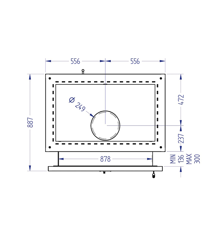 Печь банная с облицовкой талькомагнезит Klover KLV RT 100-RV 310S