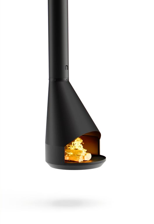 Подвесной камин OpenFire Twist черный 63611