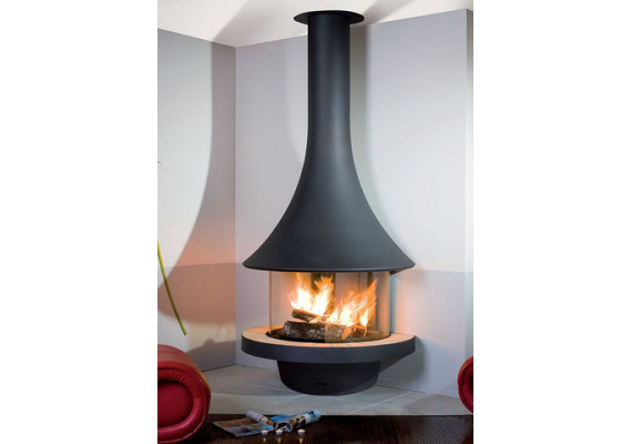 Камин пристенный со стеклом Bordelet Eva 992MCOLSFF