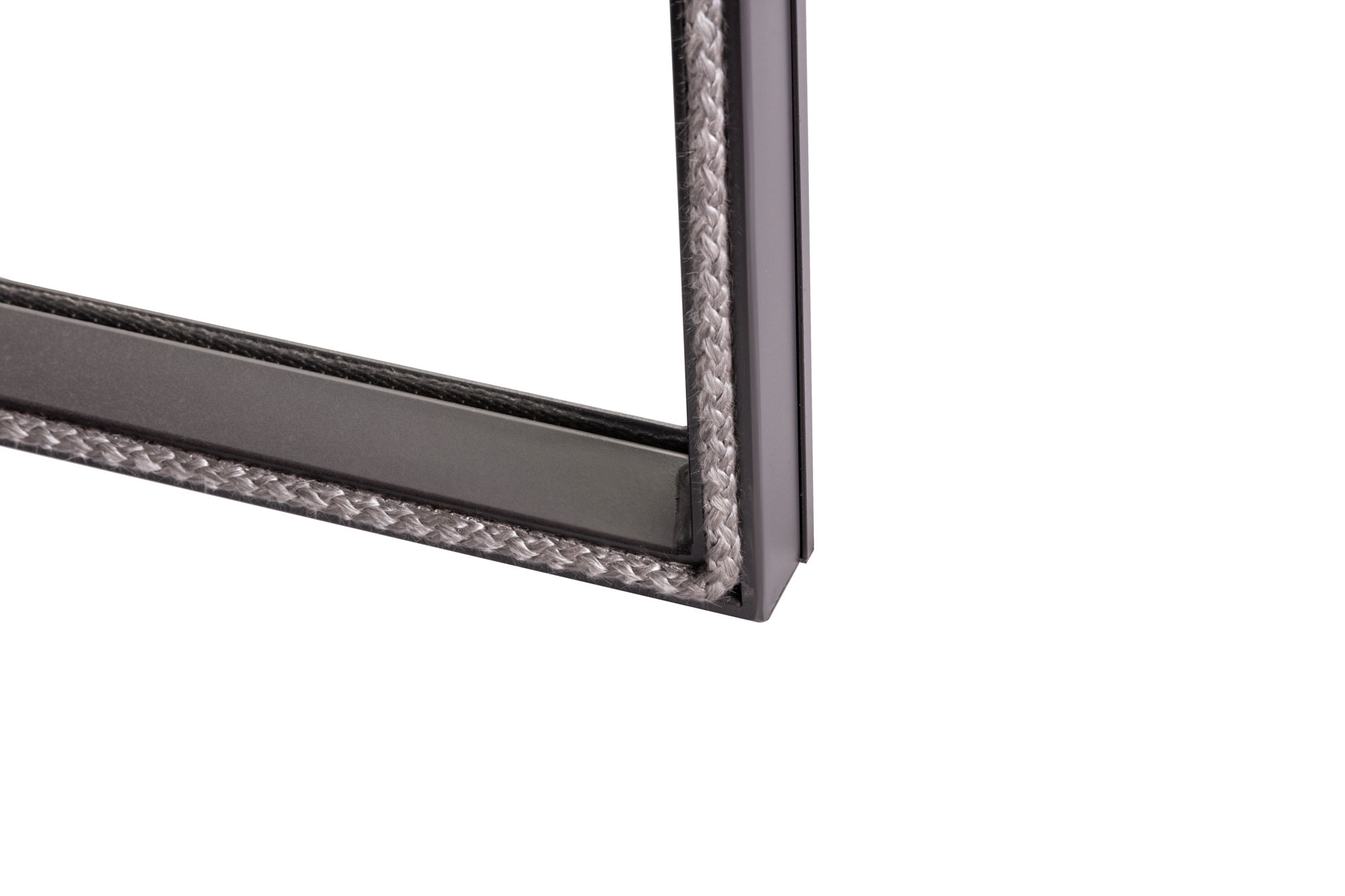 Топка каминная угловая с двумя стеклами левая EcoKamin Альфа 800L TA800L