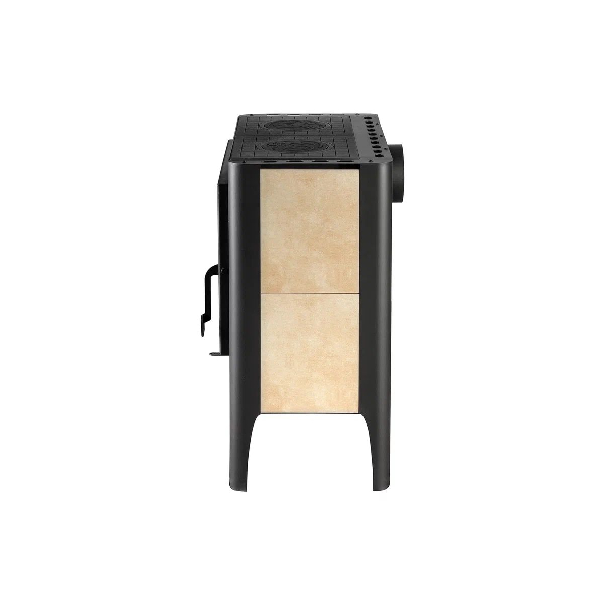 Печь-камин отопительно-варочная с плитой EcoKamin Бавария Эко PK168M