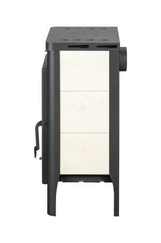 Печь-камин пристенный с плитой EcoKamin Бавария Оптима