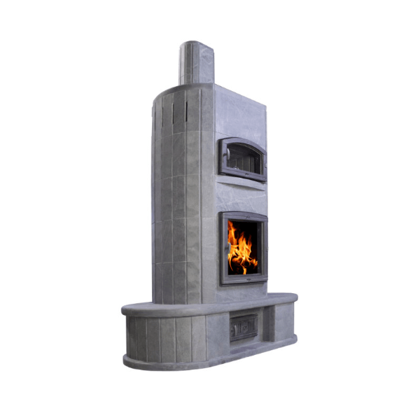 Печь-камин теплонакопительная с духовкой Talkorus TYNNYRI KOMEA 23/2440