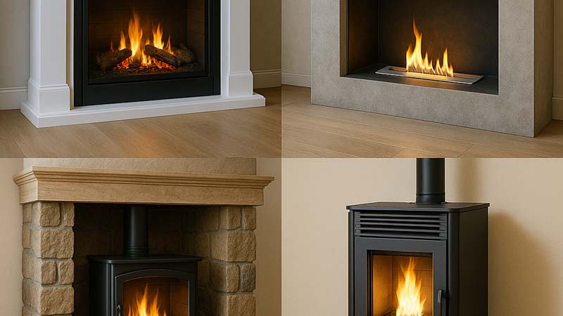 Виды экологичных и энергоэффективных каминов