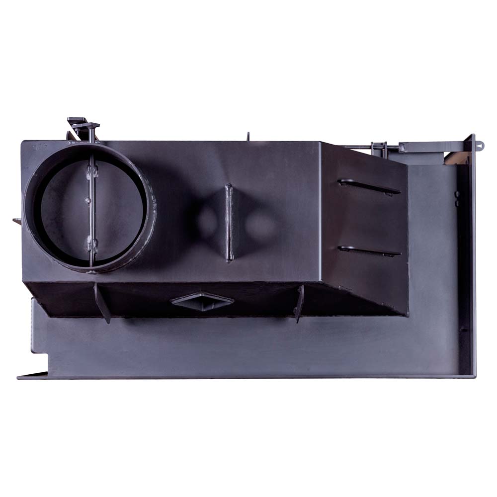 Каминная топка угловая с двумя стеклами EcoKamin Альфа 800R