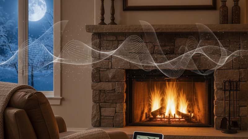 Как камин влияет на микроклимат