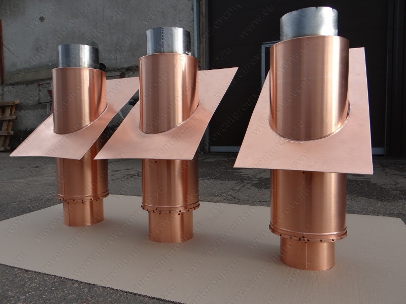 Хвостовая часть узла прохода через крышу IKI T600 600x1000 мм