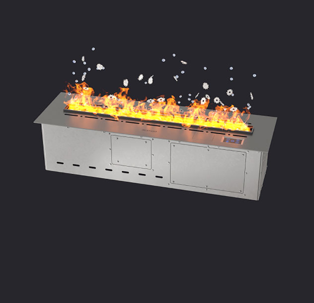 Паровой электрический камин Airtone 3DA с автоматической заправкой и подсветкой