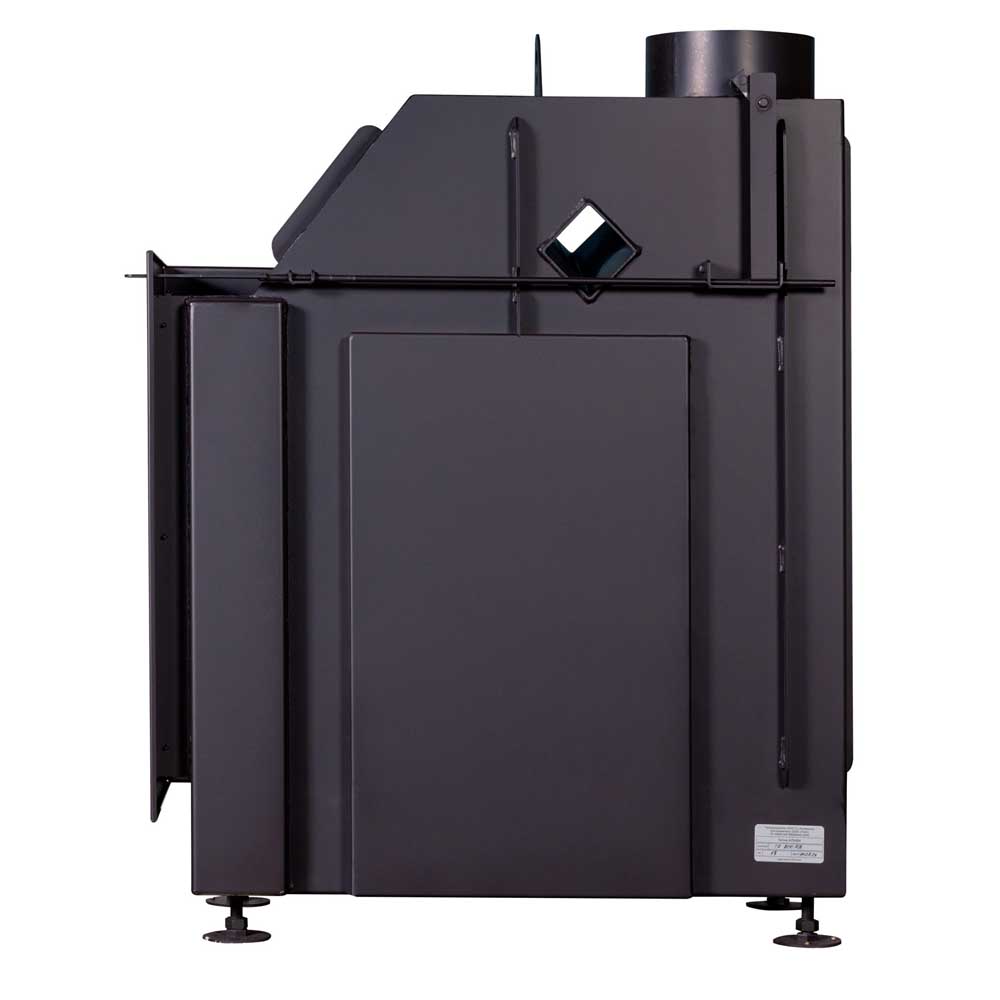 Каминная топка угловая с двумя стеклами EcoKamin Альфа 800R