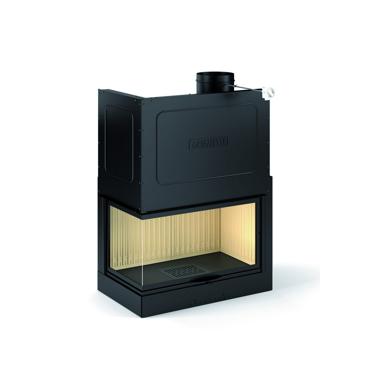 Каминная топка угловая с двумя стеклами Piazzetta MA 283 D/S SL купить в Санкт-Петербурге