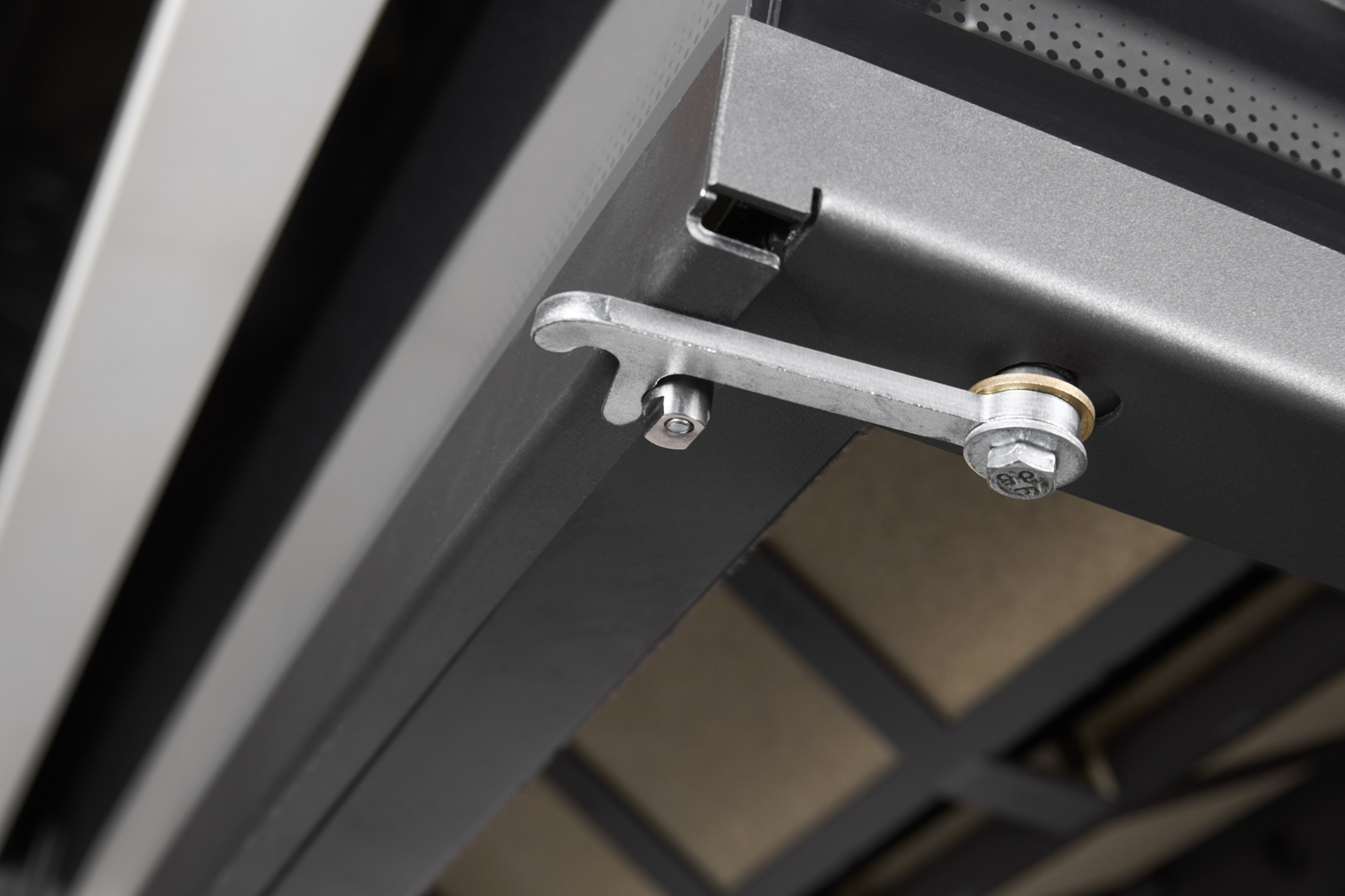 Камин пристенный графит с белым шамотом ЭкоКамин Родос 900 KRN900GW