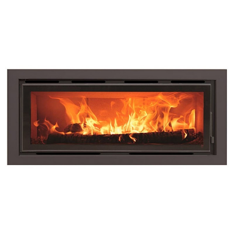 Каминная топка дровяная с системой чистого стекла и вермикулитовой футеровкой Panadero C-101-S EcoDesign