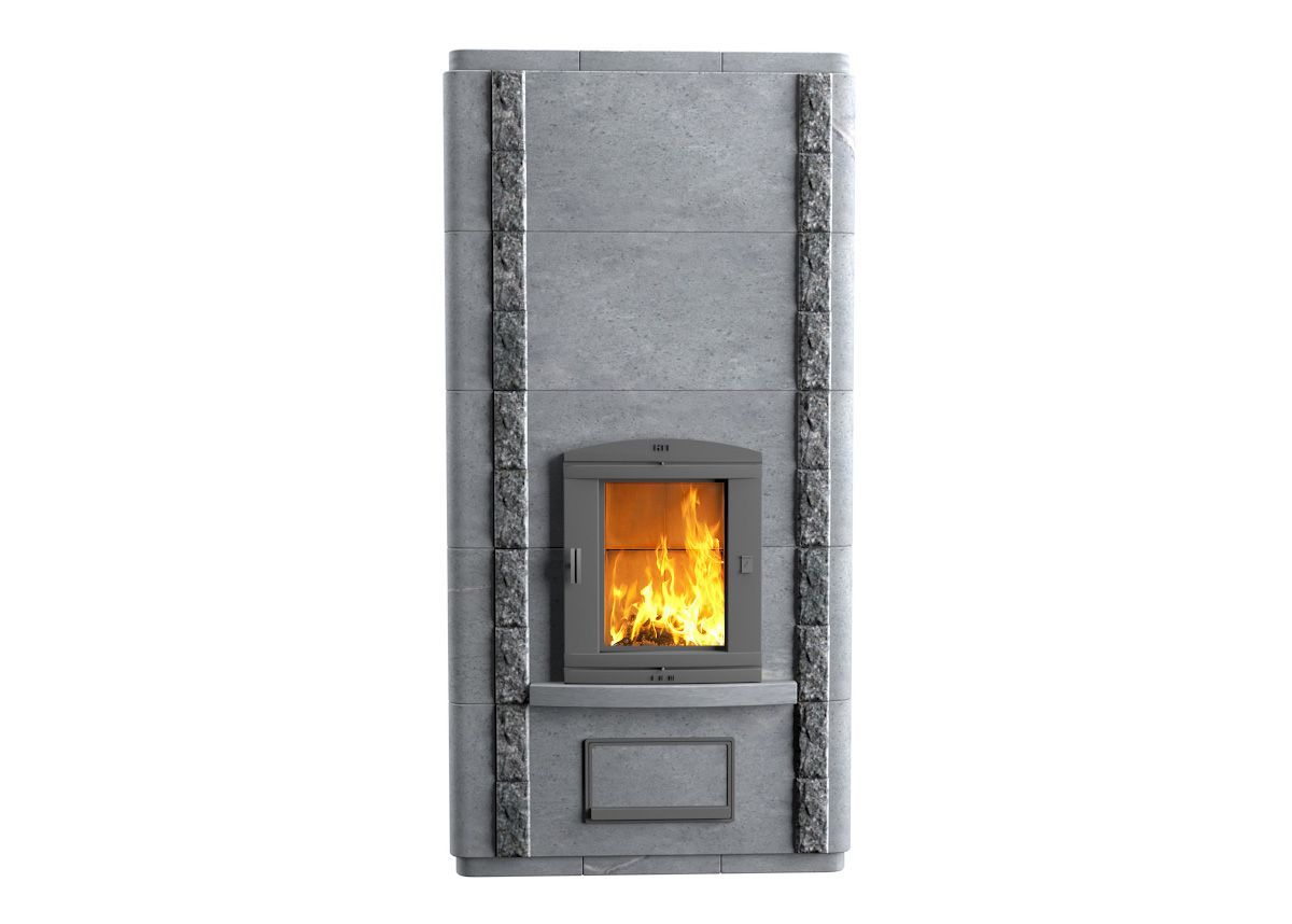 Печь-камин теплонакопительная с облицовкой из талькомагнезита Talkorus Nasto 15/1530 R50 купить в Санкт-Петербурге