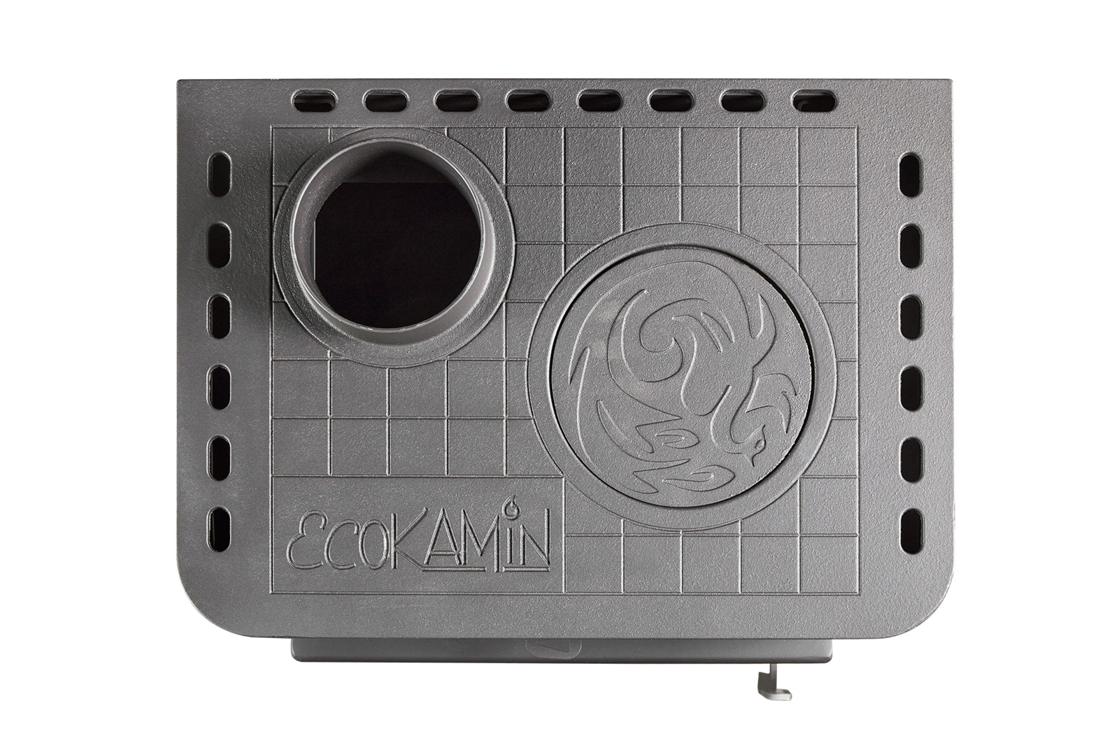 Печь-камин пристенный с плитой Экокамин Бавария Оптима РК049