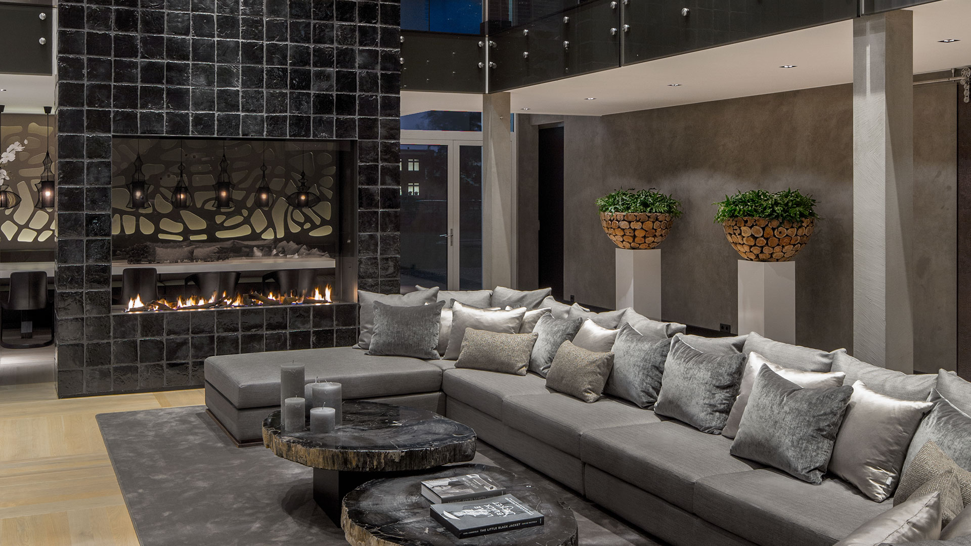 Газовый камин центральный Boley 1900