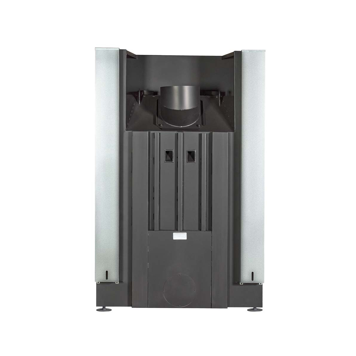 Каминная топка трехсторонняя с подовым горением Экокамин Дельта 1200х800х450PB