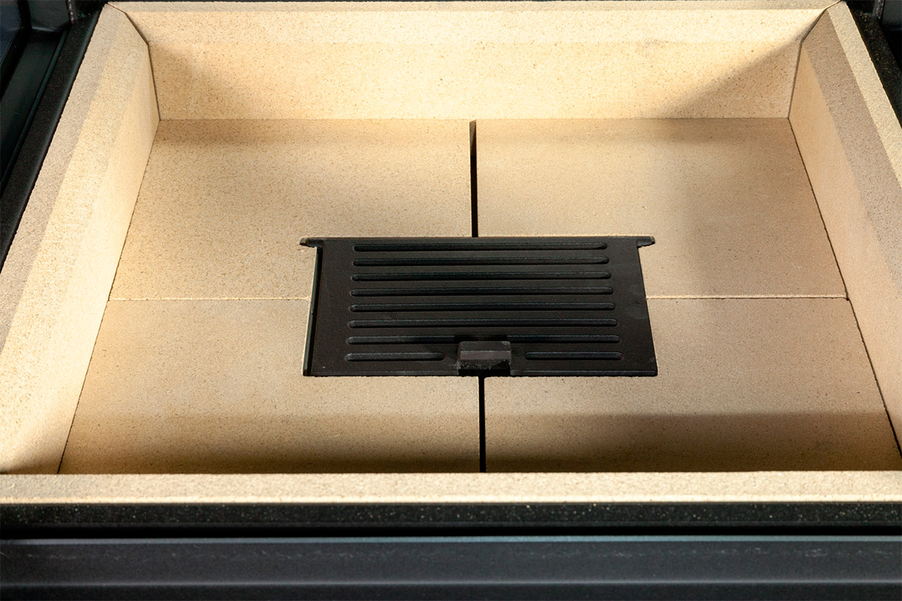 Камин островной черный Экокамин Эклипс Гигант 4D 992MCOLSFF