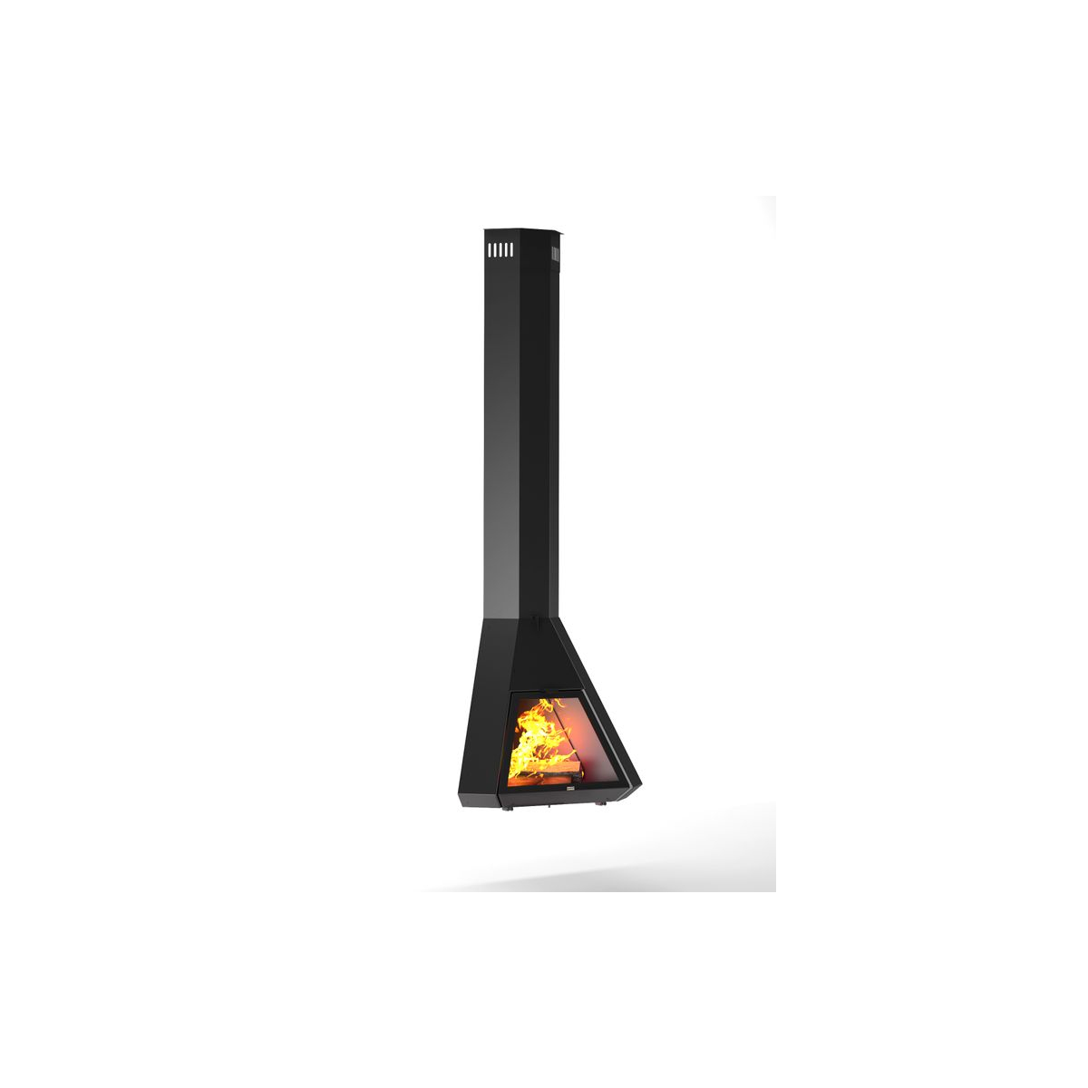 Камин пристенный подвесной угловой OpenFire PRISM COMFORT