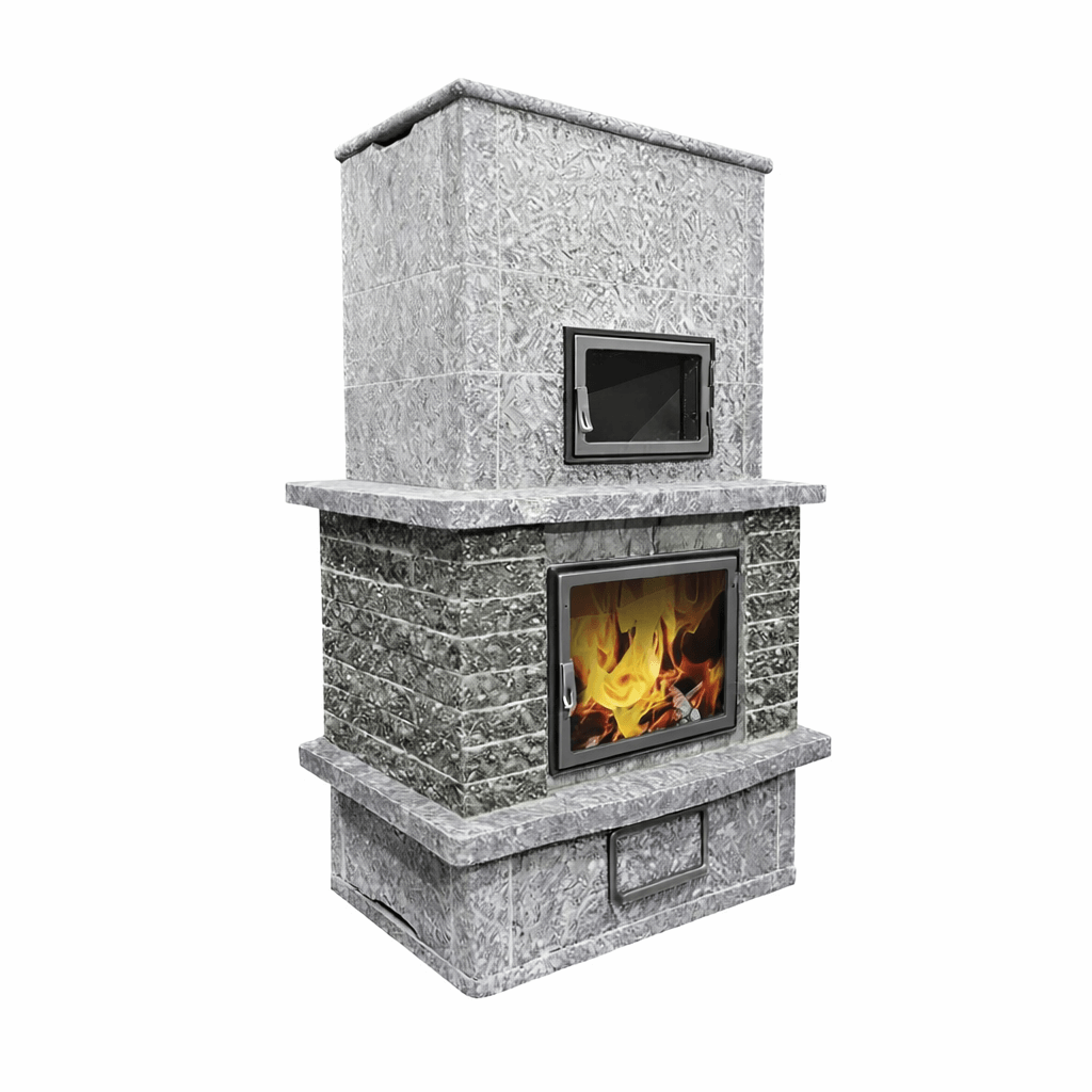 Печь-камин теплонакопительная с облицовкой Talkorus Kallio 25/1810 D SA купить в Санкт-Петербурге