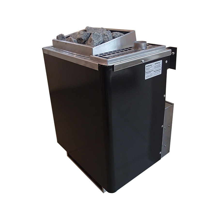 Печь для сауны подвесная черная Lang серия WK45 7,5 кВт