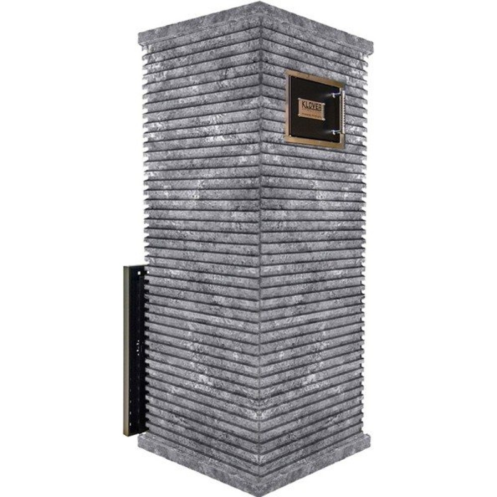 Дровяная печь для бани с облицовкой талькомагнезит Klover KLV RT 35-RV