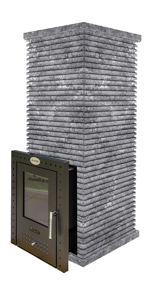 Печь банная с облицовкой из талькомагнезита Klover RT 35-RV KLV RT 35-RV купить в Санкт-Петербурге