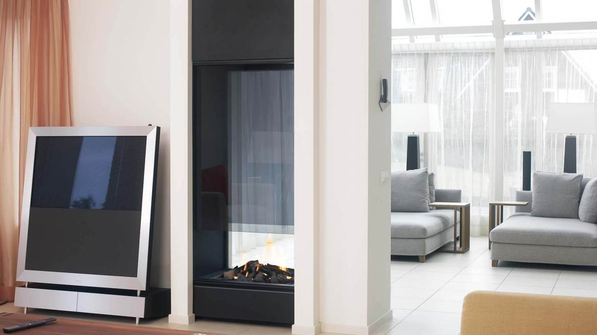 Газовый камин двусторонний Boley 850