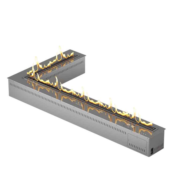 Автоматический угловой биокамин Airtone Andalle ANGLE 760X1500 зеркало
