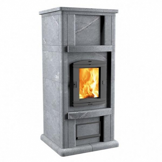 Печь-камин теплонакопительная с облицовкой Talkorus Lappi -15/1400