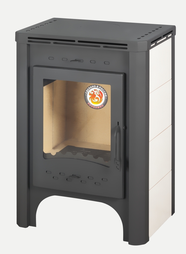 Печь-камин с плитой угловой Экокамин Бавария PK123 купить в Санкт-Петербурге