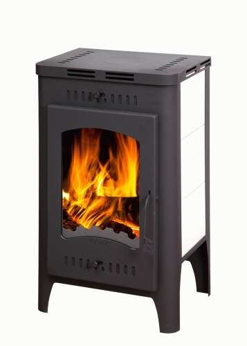 Печь-камин пристенный с плитой EcoKamin Бавария Оптима купить в Санкт-Петербурге