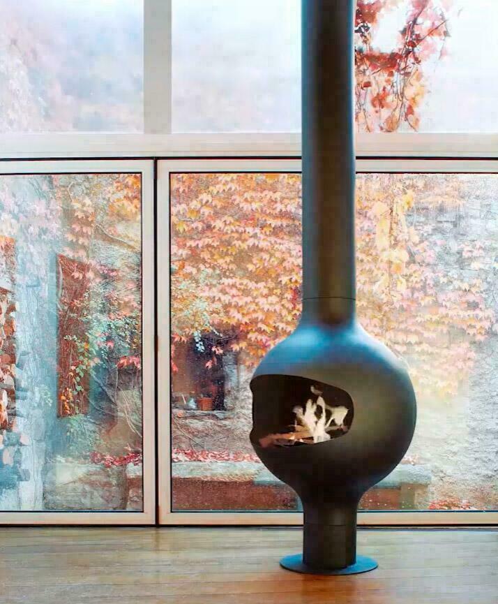 Камин подвесной черный Focus Bathyscafocus 10219 купить в Санкт-Петербурге