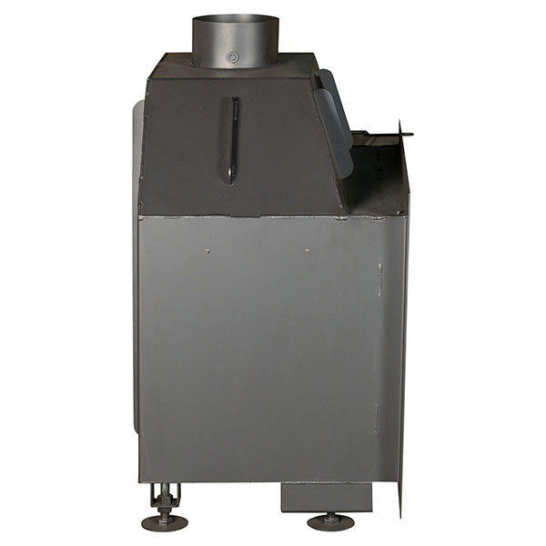 Каминная топка подовая черная EcoKamin Омега 700