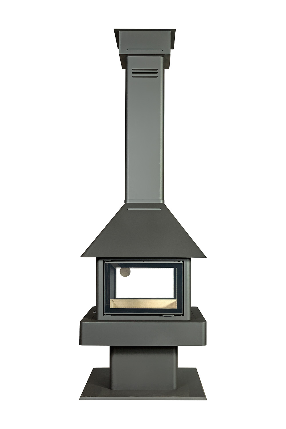 Камин островной черный Экокамин Эклипс Гигант 4D 992MCOLSFF купить в Санкт-Петербурге