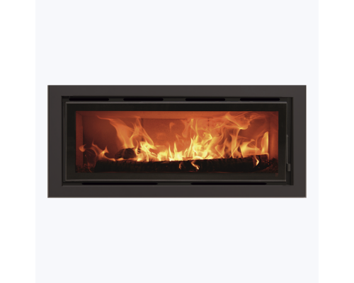 Каминная топка дровяная с системой чистого стекла и вермикулитовой футеровкой Panadero C-101-S EcoDesign