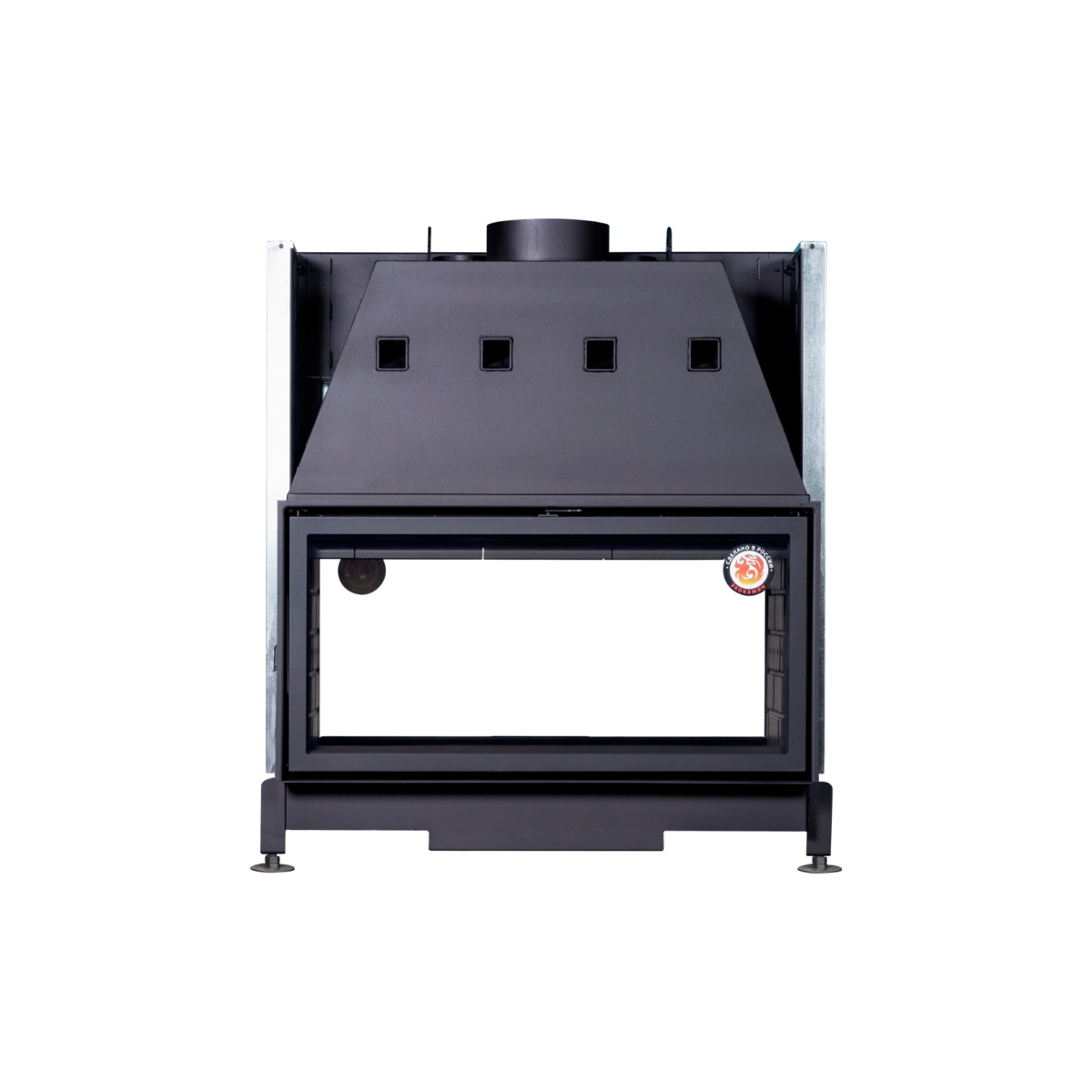 Каминная топка туннельная с шамотом EcoKamin Вега 1000T