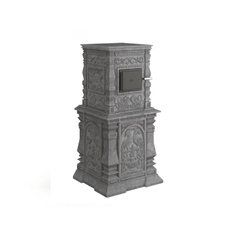 Печь для бани дровяная с облицовкой из талькомагнезита Klover Истеблишмент RT 35-RV купить в Санкт-Петербурге