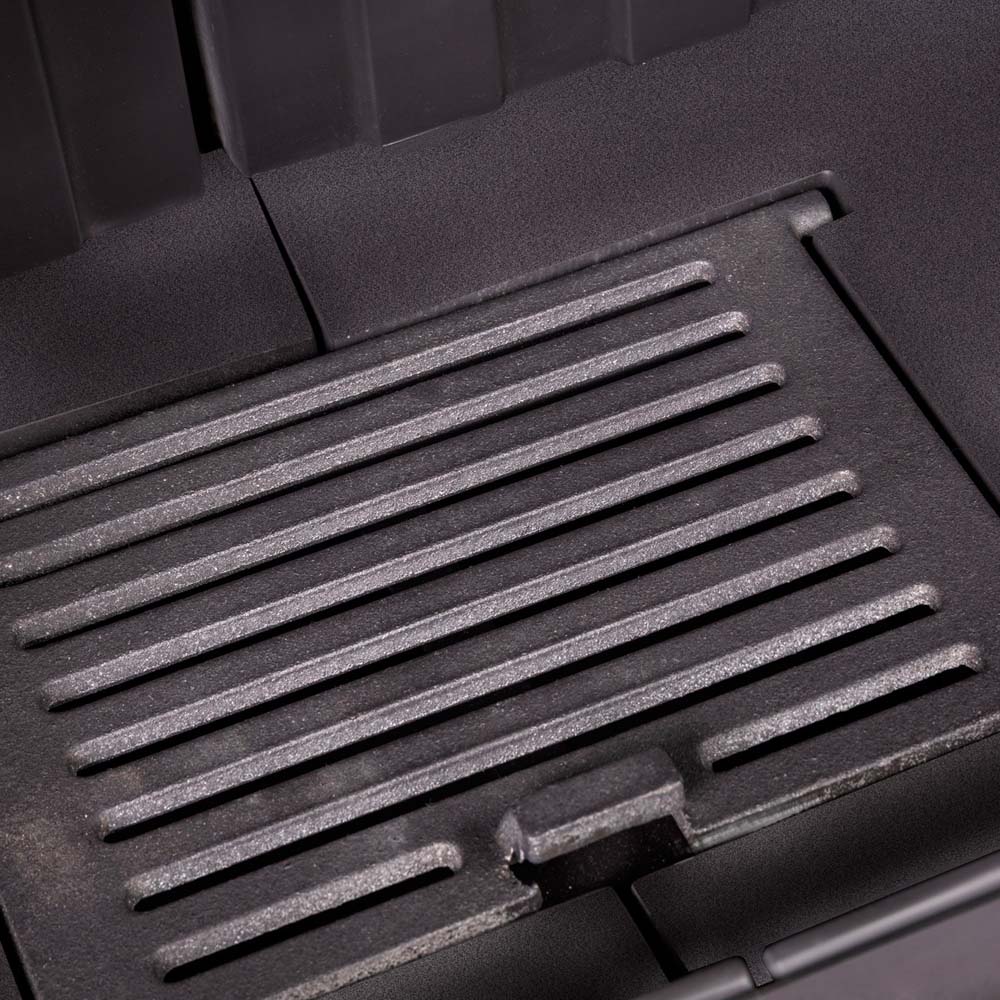 Каминная топка угловая с двумя стеклами черный шамот EcoKamin Альфа 800RB