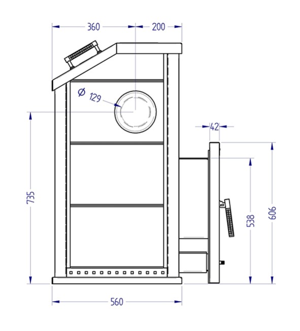 Печь для бани с облицовкой из серпентинита Klover RT 20-Ps