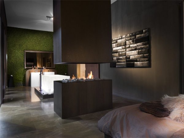 Камин островной дровяной стальной Boley 870