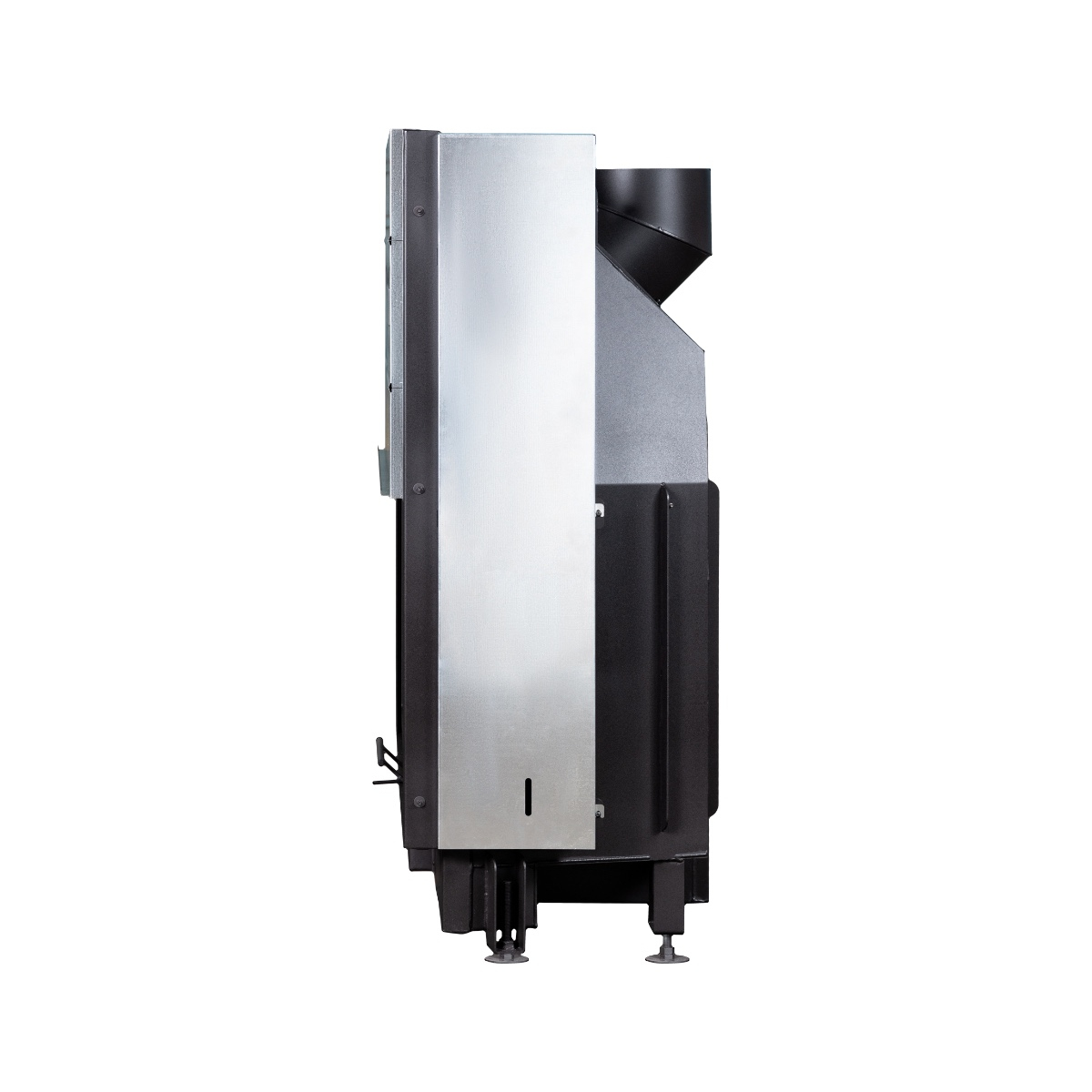 Каминная топка с черным шамотом и футеровкой Экокамин Вега 1000KB