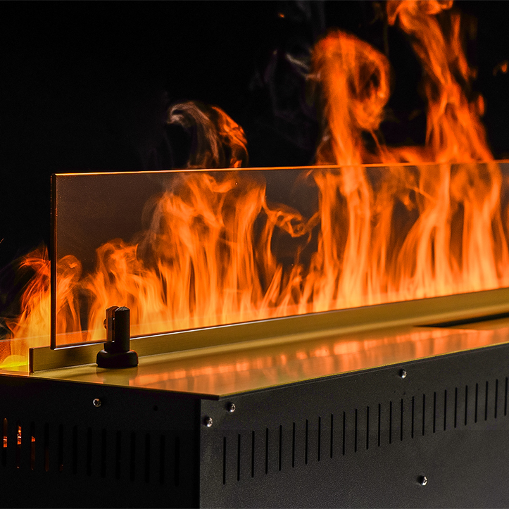 Встраиваемый электрический 3D-камин FireLine 1000 Blue Pro (с эффектом cинего пламени)